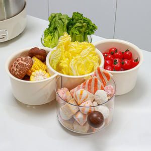 Passoire de cuisine moderne et durable en plastique pour fruits à coque, bonbons, pâtes et légumes, également utilisable comme organisateur alimentaire pour le salon - Product Image 5