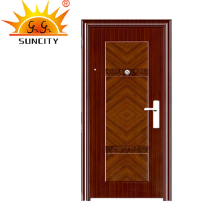 Dormitorio barato <span class=keywords><strong>de</strong></span> acero inoxidable <span class=keywords><strong>de</strong></span> hierro solo se puerta Exterior <span class=keywords><strong>diseño</strong></span> <span class=keywords><strong>para</strong></span> venta - Product Image 6