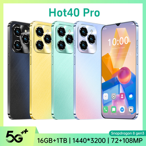 Smartphone 5G Hot40 Pro con Grande Schermo, 16GB+1TB, Android 14, Lunga Durata della Batteria, Dual SIM, Sbloccato, per Uso Quotidiano - Product Image 3