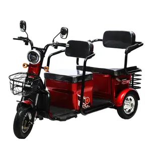2024 buena calidad 500W-800W Motor Power motocicleta 3 ruedas triciclos eléctricos bicicleta