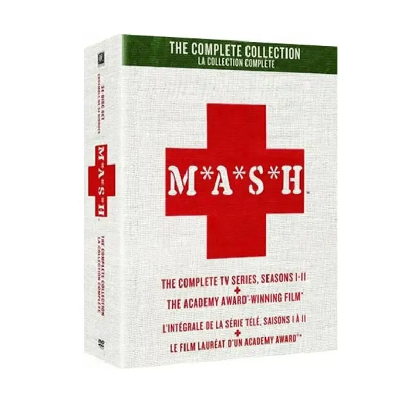 Acquista una nuova collezione completa di M * a * s * h Set di scatole in DVD 34DVD, produttore di Film, produttore di articoli per la fornitura di fabbrica, venditore di dischi in Cina, spedizione gratuita