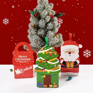 <b>Christmas</b> Candy Gift <b>Boxes</b> Santa Snowman Treat <b>Boxes</b> for Kids Party Favors - Product Image 2