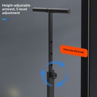 Plateforme vibrante avec accoudoirs, conception anti-chute et vibration intégrale du corps pour la réduction de la graisse et le tonification, 200W, charge maximale 150KG
