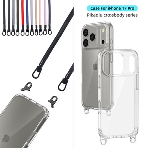 <span class=keywords><strong>Coque</strong></span> en TPU transparente de qualité supérieure avec lanière réglable pour modèles <span class=keywords><strong>iPhone</strong></span> 17pro 16 15 14 13 <span class=keywords><strong>12</strong></span> 11 Pro Max <span class=keywords><strong>Mini</strong></span> SE2020 Plus - Product Image 5