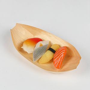 Plateau en carton de bambou naturel de haute qualité ensemble d'assiettes <span class=keywords><strong>à</strong></span> dîner vaisselle écologique y compris cuillère fourchette plats et assiettes - Product Image 2