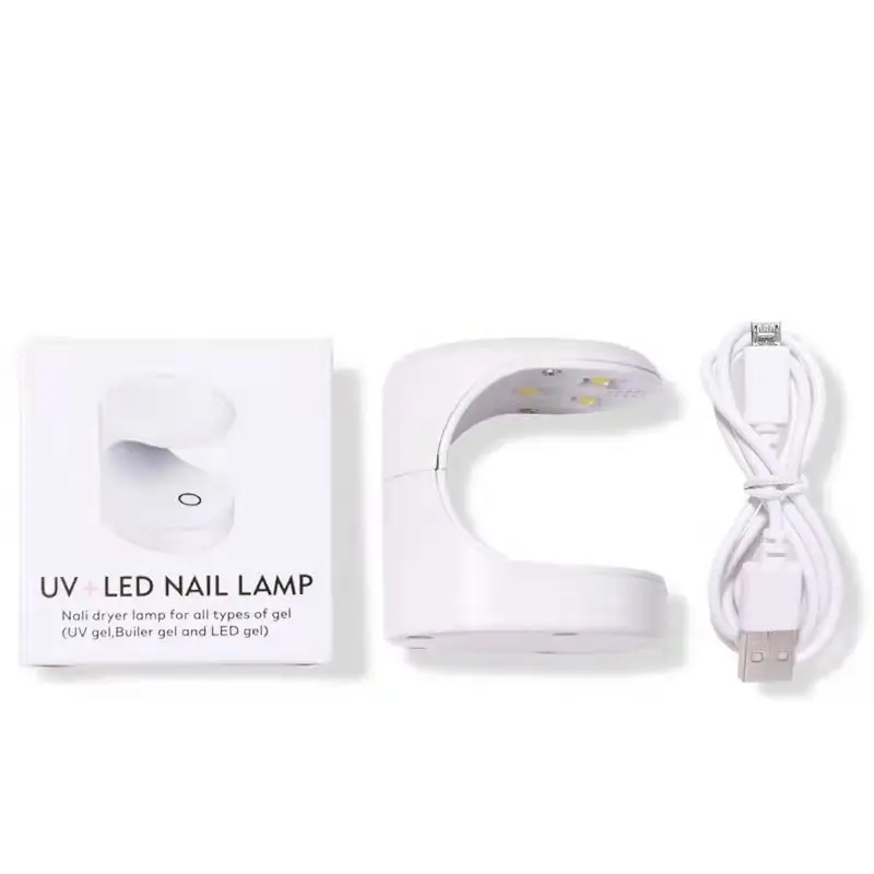 Toptan düşük adedi kolay taşınabilir UV LED kür tırnak kurutucu 16W tek parmak jel tırnak LED lamba