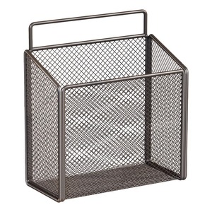 Mesh Storage <b>Basket</b> Rectangle Open Top Stackable Industrial Design <b>Table</b> Top Organizer for Sundries Medium Capacity 5-10kg - Product Image 1