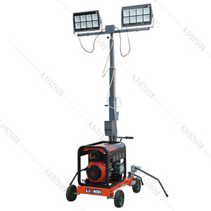 Torre de Luz Móvil para Operaciones en Campo, Iluminación Temporal Resistente para Obras - Product Image 3