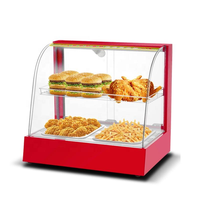 Offre Spéciale Commercial Pâtisserie Chauffe Armoire Électrique Réchauffeur D'aliments Vitrine Table Top Pizza Réchauffeur Affichage pour Restaurant