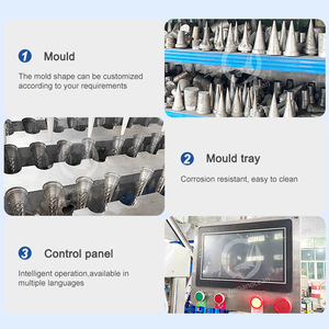 OCEAN Donut Cone Make Machine Biscuit Wafer Cup Máquina para hornear Comercial Ice Cream Cone Maker para la venta - Product Image 4