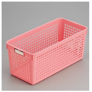 Cesto di stoccaggio nome sottile Inomata in colore rosa - Product Image 1
