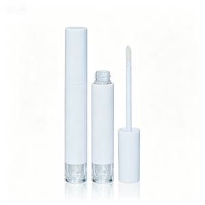 Tube de brillant à lèvres populaire de 4 ml avec logo personnalisé, emballage cosmétique en plastique avec bouchon à vis pour rouge à lèvres, vente en gros - Product Image 3