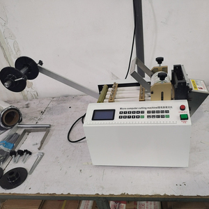 Máquina Automática de Corte en Tiras Calientes y Frías con PLC, Motor y Motor de Arranque para Cordones, Cinturones, Correas y Cintas - 1 Año de Garantía - Product Image 1