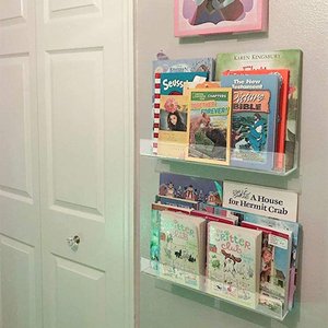 Kệ Sách Bằng <span class=keywords><strong>Acrylic</strong></span> Trong Suốt Kệ <span class=keywords><strong>Acrylic</strong></span> Kệ Trưng Bày Dầu Gội Trong Phòng Tắm Cố Định Trên Tường - Product Image 6