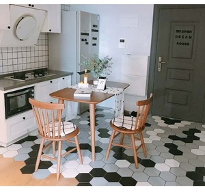 Nordico Design moderno antiscivolo bianco esagonale mattonelle di colore <span class=keywords><strong>per</strong></span> pavimenti interni e <span class=keywords><strong>pareti</strong></span> in <span class=keywords><strong>cucina</strong></span> bagno camera da letto - Product Image 5