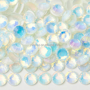 Selina Kristal Işıltılı Protein Mocha Düz Sırtlı Yapıştırıcısız Rhinestones-Eko Dostu Cam Kristaller 12 Yüzlü DIY Telefon Süslemeleri - Product Image 3