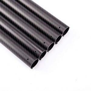 Tubes ronds en fibre de carbone 3K avec trous/fentes/échelle graduée, légers, pour poteaux de tente, cannes à pêche et supports photo - Product Image 6