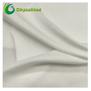 Iç çamaşırı için 180GSM bambu organik pamuk karışımı Spandex jarse kumaş