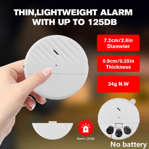 窓ドア振動警報センサー125dBガラス破損振動盗難センサー家庭用安全警報検出器 - Product Image 4