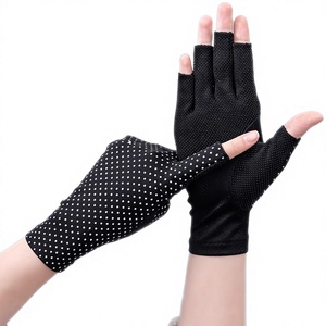 Women's Fingerless <b>Driving</b> <b>Gloves</b> Breathable UV Protection Half Finger <b>Gloves</b> for Summer <b>Driving</b> Outdoor Use - Product Image 3
