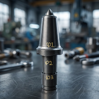 Cutter en carbure sinterisé anti-corrosion pour foreuse rotative