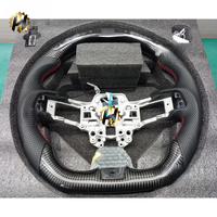Volant en fibre de carbone LED Rpm pour Ford Mustang, volant Ecoboost Gt Shelby 2018 2019 2020 2021 2022 2023, stock USA