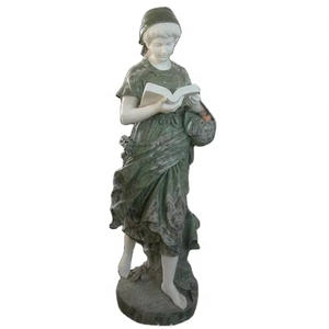 Patung Batu Taman Peri dan Dewa Cina Bergaya Tradisional dari Marmer Alam, Desain Terinspirasi Pieta <span class=keywords><strong>Michelangelo</strong></span> - Product Image 2