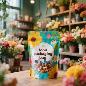 Bolsa con Cierre Personalizada de Fábrica para Frutos Secos, Cacahuetes, Nueces, Piñones, Mezcla de Nueces de Anacardo, Envase para Leche - Product Image 1