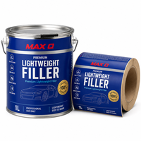 Étiquettes en papier autocollantes personnalisées pour seaux en plastique et bidons métalliques - Options colorées imperméables en PET/PE/PVC Impression UV/numérique