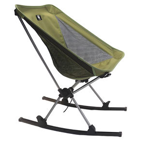 Chaise de camping pliante ultralégère en aluminium personnalisée en usine, chaise lune portable à bascule pour l'extérieur - Product Image 3
