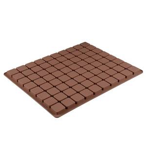 MUYULINS Factory 80 Cavity Square LFGB Platinum Grade Non-Stick BPA Zero Content <b>Silicone</b> Chocolate Mold - Product Image 4