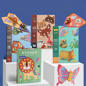 Libro de Papel 3D Creativo Educativo para Niños con Patrones de Animales, Manualidades de Papel con Diseños de Animales, Juguetes de Papel Recortado - Product Image 1