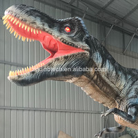 El Yapımı Büyük Animatronik Tyrannosaurus Rex Robotu (Tema Parkları İçin) veya El Yapımı Silikon Motorlu Dinozor Modeli Satılık
