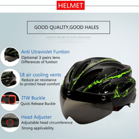 Casque de vélo unisexe adulte CEEN1078, double usage, fermeture magnétique, 16 aérations, résistant aux chocs, conception PC-in-Mold, CE CPSC