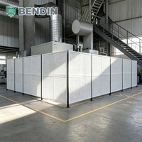Barrière de sécurité perforée en métal pour atelier industriel, isolation de zone d'usine, protection de machines et cloisonnement sur mesure