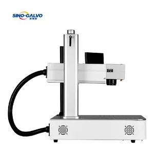 Sino-Galvo Desktop Max 50W Laser Fiber Engraver/Fiber Laser Marking Machine 30w 100w