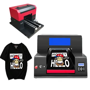 multiple price of A4 dtg hymatic printer 2 head t-shirt printing machine low cost price in india