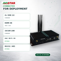 Passerelle IoT industrielle Mini PC Rockchip RK3328 Quad Core 1.5GHz 4K 4 USB Lecteur multimédia Android Linux OEM ODM