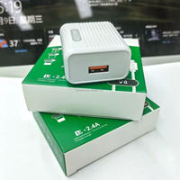Chargeur USB 5V 2A 10W avec prise EU, charge rapide pour téléphone portable, adaptateur secteur USB avec prise EU, charge murale