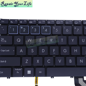 Backlit chúng tôi HB AR ru UA bàn phím máy tính xách tay cho Asus expertbook B3 lật b3402 b3402fea NSK-UA47BN_US 9z. njybn.<span class=keywords><strong>701</strong></span> bàn phím mới màu xanh - Product Image 4