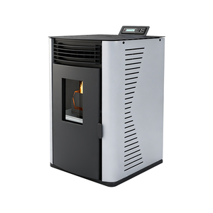 Poêle à granulés moderne haute efficacité PANSEE PK-80 avec contrôle Wi-Fi, autonome, écologique, <span class=keywords><strong>en</strong></span> fonte, pour usage hôtelier - Product Image 5