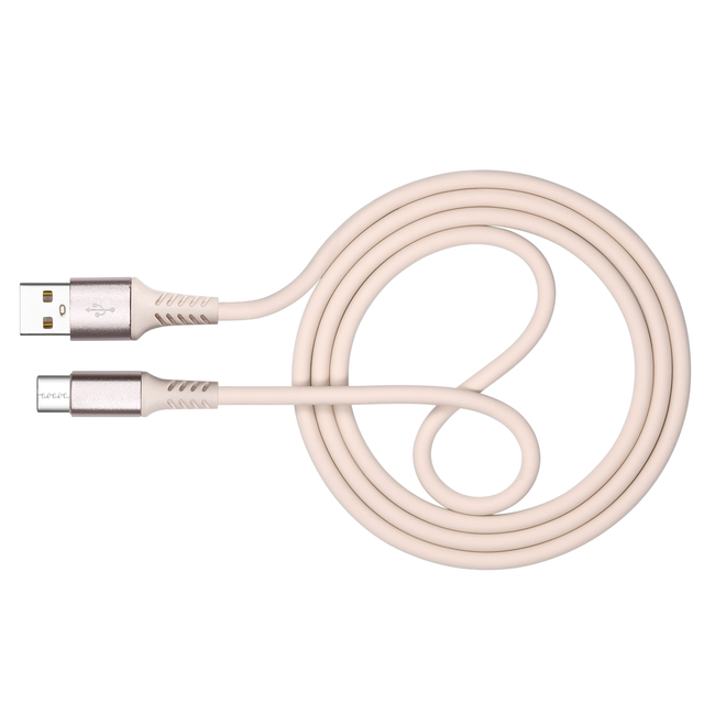 Eco-Friendly Silicone USB Type-C 3A Fast Charging PD 60W 1m Colorful Fast Charging Data Line for Phone Computer Devices