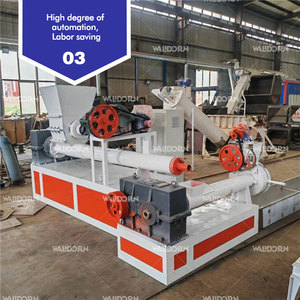 Heavy Duty Recycling Plant for Contaminated Agricultural Film Into PE <b>Pellets</b> <b>Plastic</b> Granulator Machine - Product Image 5