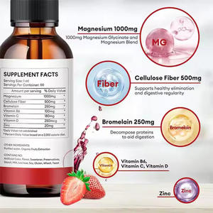 Voedingssupplement Magnesium Vloeistof Druppels Zenuw En Slaap Supplement Magnesium Glycinaat Met Vitamine - Product Image 3