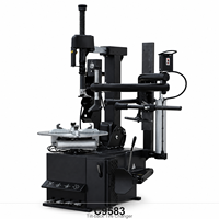 Démonte-pneus entièrement automatique avec bras d'assistance à trois positions et bras oscillant