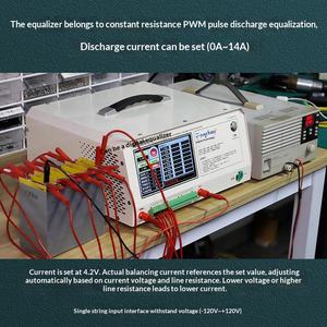 מאזן סוללות ליתיום מכשיר איזון תחזוקה בדיקת מתח מדידת מתח 2-24 מיתרים 14A אקולייזר Oddvida - Product Image 2