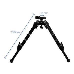 Chất lượng cao nhà máy CNC hợp kim nhôm V9 Chiến thuật <span class=keywords><strong>Bipod</strong></span> với chất lượng tốt Arca <span class=keywords><strong>Bipod</strong></span> gắn kết - Product Image 6