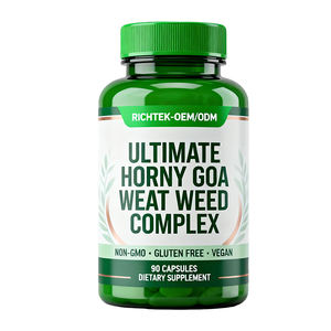 Simply <span class=keywords><strong>Herbal</strong></span> Horny Goat Weed Kapseln für Männer und Frauen Erhöhtes Vertrauen und Ausdauer Vitalität 90 Kapseln - Product Image 1