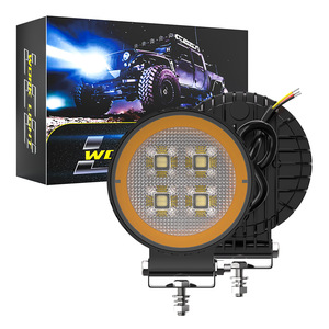 Luz de Trabajo LED <span class=keywords><strong>Paladin</strong></span> Redonda de 4 Pulgadas, 4400 Lúmenes, Alta Luminosidad, 12V 15W, para Modificación/Actualización de Automóviles, Lámpara Auxiliar - Product Image 5