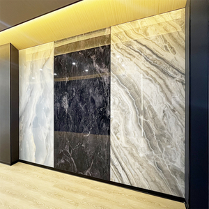 High Glossy UV Protective Coating PVC Marble <b>Wall</b> <b>Panel</b> <b>Board</b> / Interior Decoration Flexible PVC Marble Sheet - Product Image 1